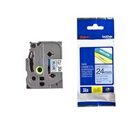 Brother TZe-551 - 24 mm cinta laminada negro sobre azul (8 m)
