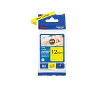 Brother Cinta laminada TZe-631S negro sobre amarillo 12 mm (original)