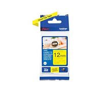 Brother TZE631S - Cinta laminada, color amarillo/negro