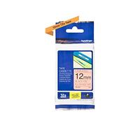 Brother TZEB31 - Cinta, color negro y naranja fluorescente