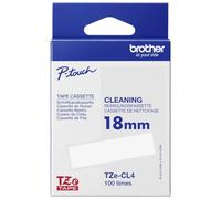Brother Cinta de limpieza TZeCL4 para 100 usos (ancho 18 mm)