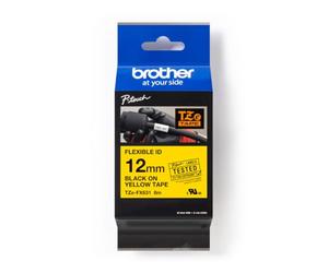 Brother TZEFX631 - Cinta, color negro y amarillo