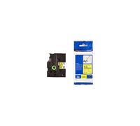 Brother TZeFX641 Cinta Flexible Negro/Amarillo 8m