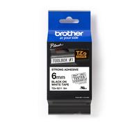 Brother TZES211 - Cinta, color negro y blanco