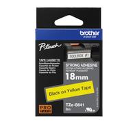 Brother TZES641 - Cinta, color negro y amarillo