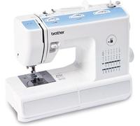 Brother XT27VP2 - Máquina de coser mecánica (25,80 x 37,50 x 48 cm), color blanco y azul
