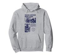 Brough Superior Modelo SS80 Super Sports Azul Artículo Sudadera con Capucha