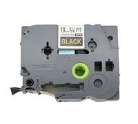 BROVACS 1 paquete de cinta de etiquetas dorada sobre negra compatible con Brother P-Touch TZ 344 TZe 344 18 mm 3/4 pulgadas OPA1134D