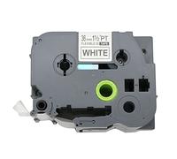 BROVACS 1 paquete de cinta de etiquetas flexible negra sobre blanca compatible con Brother P-Touch TZ FX261 TZe FX261 36 mm 1 1/2 pulgadas OPA1426