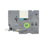 BROVACS 1 paquete de cinta de etiquetas laminada dorada sobre transparente compatible con impresora de etiquetas Brother P-Touch TZ 134 TZe 134 de 12 mm OPA4134