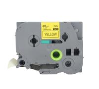 BROVACS 1 paquete de cinta de etiquetas laminada negra sobre amarillo compatible con impresora de etiquetas Brother P-Touch TZ 661 TZe 661 de 36 mm OPA4661