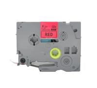 BROVACS 1 paquete de cinta de etiquetas laminada negra sobre roja compatible con impresora de etiquetas Brother P-Touch TZ 421 TZe 421 de 9 mm OPA4421