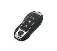 BROVACS - Carcasa de llave de repuesto para Porsche Macan Boxster Cayenne 4 botones con entrada sin llave inteligente 3 + 1 BTN PG923C