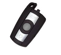 BROVACS Carcasa de repuesto compatible con BMW de 3 botones Smart Keyless Entrada Remoto Llave Fob W/Tapa trasera para intercambio de baterías PG905AS