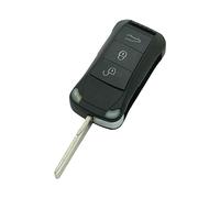 BROVACS Carcasa de repuesto compatible con Porsche Cayenne 4 botones sin llave Flip Remote Key Case Fob 3 BTN Panic PG922A