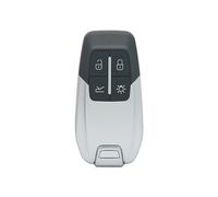 BROVACS Carcasa de repuesto + llave de inserción de emergencia en blanco sin cortar compatible con FERRARI 4 botones Smart Keyless Entry Remote Key Case Fob PG929