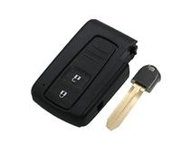 BROVACS - Carcasa de repuesto para llave de emergencia sin cortar compatible con TOYOTA Prius 2 botones Smart Keyless Entry Remote Key Case Fob PG427A