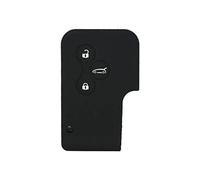 BROVACS - Carcasa de silicona compatible con Renault CV2351 con 3 botones para tarjeta inteligente y llave de mando a distancia, color negro