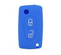 BROVACS CV4302 - Funda protectora de silicona de mando a distancia de llave para PEUGEOT, CITROEN, 2 botones