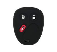 BROVACS Funda protectora de silicona para Chevrolet GMC CADILLAC HUMMER SATURN PONTIAC 3 botones mando a distancia CV4610, color negro