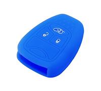 BROVACS Funda protectora de silicona para llave remota Chrysler Dodge Jeep CV4751, color azul oscuro
