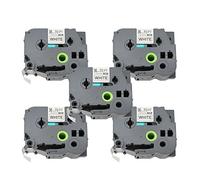 BROVACS Paquete de 5 cintas adhesivas de etiquetas adhesivas extra fuertes compatibles con Brother P-Touch TZ S261 TZe S261 36 mm 1 1/2 pulgadas OPA1226x5