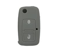 BROVACS Silicone Cover Protector Case Holder Skin Jacket Compatible with VOLKSWAGEN Passat Golf Bora Touran Polo 2 Button Flip Remote Key Fob CV9805