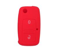 BROVACS Silicone Cover Protector Case Holder Skin Jacket Compatible with VOLKSWAGEN Passat Golf Bora Touran Polo 2 Button Flip Remote Key Fob CV9805