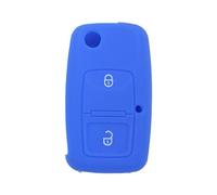 BROVACS Silicone Cover Protector Case Holder Skin Jacket Compatible with VOLKSWAGEN Passat Golf Bora Touran Polo 2 Button Flip Remote Key Fob CV9805