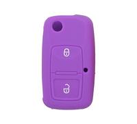 BROVACS Silicone Cover Protector Case Holder Skin Jacket Compatible with VOLKSWAGEN Passat Golf Bora Touran Polo 2 Button Flip Remote Key Fob CV9805