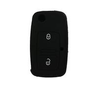 BROVACS Silicone Cover Protector Case Holder Skin Jacket Compatible with VOLKSWAGEN Passat Golf Bora Touran Polo 2 Button Flip Remote Key Fob CV9805