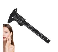 Brow Mapping Ruler | Precise Mini Sliding Double Scale | Eyebrow Measuring Ruler Stencil for Mom Wife Daughter Girlfriend Adults Girls