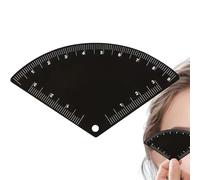 Brow Mapping Tool - Anlyer de cejas de acero inoxidable para belleza | Construcción de metal, diseño de dibujo rápido y resistente con medición para dormitorio, boda, spa, varios estilos