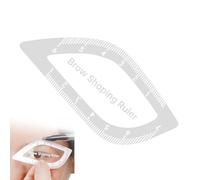Brow Ruler - Acrylic Eyebrow Drawing Guide Ruler, Eyebrows Rulers Mapping | Portable Reusable Acrylic Brow Shaper | Eyebrow Shaping Measuring Tool - For Home Travel Makeup Dating Commuting