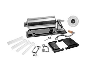 Browin 311004 Embutidora Horizontal de Salchichas 3 kg, Embutidora Manual para Salchichas, menudos, Máquina de Picar Carne, Acero Inoxidable