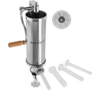 Browin 311007 Máquina de rellenar vertical de 2.5 kg Stell Manual de embutido de acero inoxidable, 2.5 kilogramos