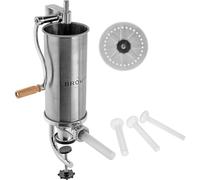 Browin 311008 Vertikaler Wurstfüller 4 kg Wurstmaschine Wurstfüllmaschine Manuell Embutidora, Metal, Plata