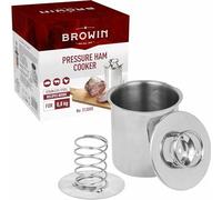 Browin 313 Jamonero a presión, 0.8 kg, Acero Inoxidable