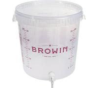 Beste Angebote Recipiente de fermentación de 30 l, tapa, tubo de fermentación y grifo, cubo de vino, barril de fermentación