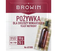 Browin 401000 Nutriente para levadura enológica - 10 g - Universal - para Vino Blanco, Rosado y Tinto