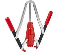 Browin 507001 - Corcho de Metal sólido de 2 Brazos para Vino, fácil de Usar, para Principiantes y Profesionales, plástico, Color Rojo