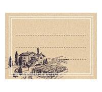 Browin 660023 Etiquetas adhesivas perfectas para vino, 20 unidades, etiquetas autoadhesivas para botella, 90/65 mm