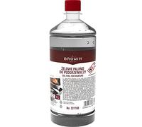 BROWIN® Gel 331100 para ahumar | 1 litro de gel de encendido rápido para barbacoa de mesa y hornos de balcón | Encendedor de barbacoa, gel sin olor y sin humo