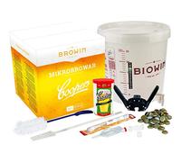 Browin Kit de inicio completo para la producción de cerveza casera incluye un recipiente de fermentación, concentrado de malta, plástico, multicolor, cm, 40 x 40 x 40 cm, 1 unidad