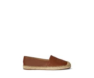 Brown Alpargata Cameryn de piel de napa EU 38.5