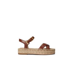 Brown Alpargata Emeryn de piel EU 38