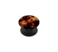 Brown Amber Cute Tortoise Shell Pattern PopSockets PopGrip Adhesivo