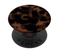 Brown Amber Leopard PopSockets PopGrip Adhesivo