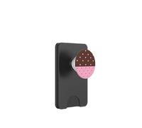 Brown and Pink Polka Dots Classic Polkadots Aesthetic Girly PopSockets PopWallet para MagSafe