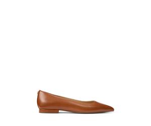 Brown Bailarina Londyn de piel EU 37